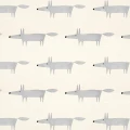 Scion Mr Fox tapet - silver