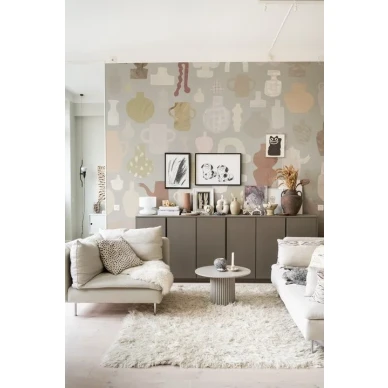 Sandberg Emilia tapet färg Clay image