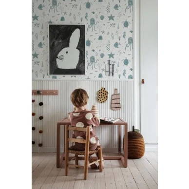 Sandberg Della tapet ocean blue kuva