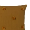Ferm Living Dot Tufted Cushion Sugar Kelp Mustard