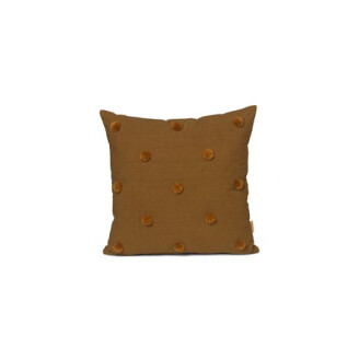 Ferm Living Dot Tufted Cushion Sugar Kelp Mustard image