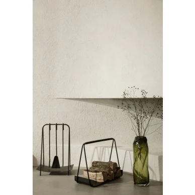 Ferm Living Port Wood Basket vedkorg Black kuva