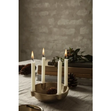 Ferm Living Bowl Candle Holder ljusstake Brass Small kuva
