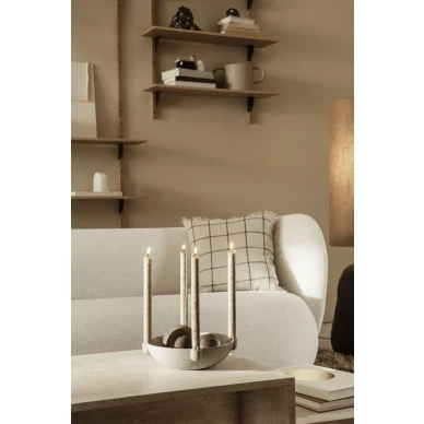 Ferm Living Bowl Candle Holder ljusstake Ceramic Large kuva