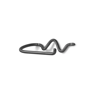 Curvature Toilet Paper Holder musta wc paperiteline Ferm Livingilta image