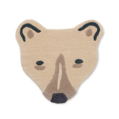Ferm Living Tufted Polar Bear Head matta image