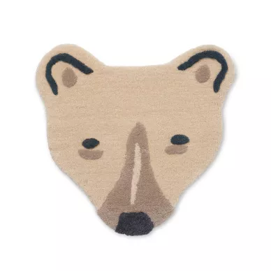 Ferm Living Tufted Polar Bear Head matta image
