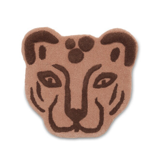 Ferm Living Tufted Leopard Head matta kuva