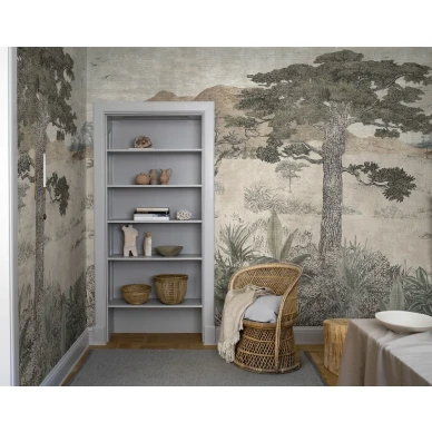 Boråstapeter Serengeti muraltapet utan djur image