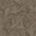 Dancing Crane ruskea lintutapetti Borastapeterilta