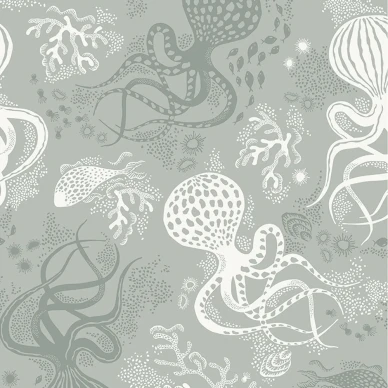 Aquatic vihrea merielaintapetti Littlephantilta kuva