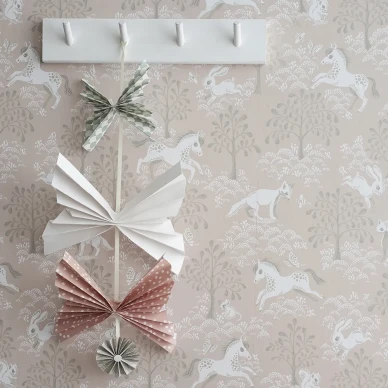 Fairytale Fox vaaleanpunainen elaintapetti lapsille Littlephantilta image