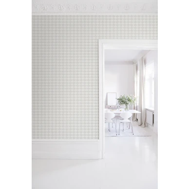 Waves graafinen vaaleanharmaa tapetti Littlephantilta 1466 image