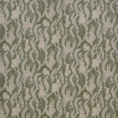 Hares in Hiding ruskea elaintapetti Langelid von Bromssenilta Taupe image