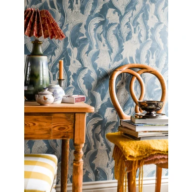 Olohuoneen tapetti Hares in Hiding Langelid von Bromssenilta 03 54 image