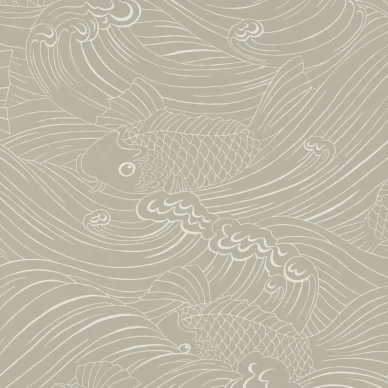 Plenty More Fish beige ruskea meritapetti image