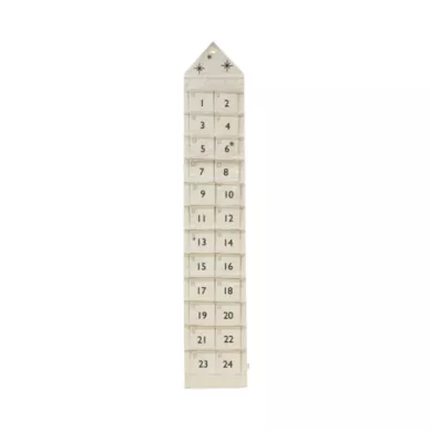 Star Christmas Calendar Narrow beige joulukalenteri image