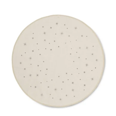 Star Christmas Tree Blanket beige joulukuusenmatto kuva