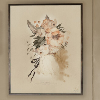 Lady Marble kaunis juliste makuuhuoneeseen Mrs Mighettolta image