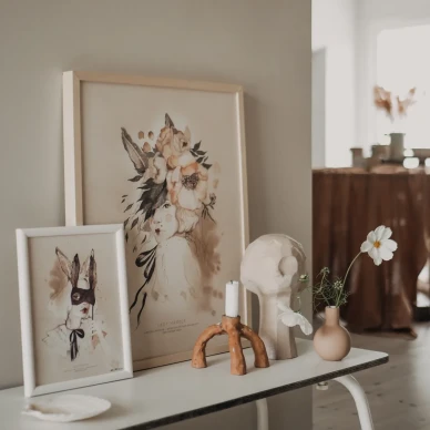 Lady Ebony juliste olohuoneeseen Mrs Mighetto image