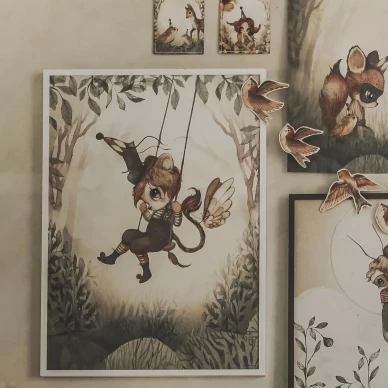 Mr Lucas juliste lastenhuoneeseen Mrs Mighettolta kuva