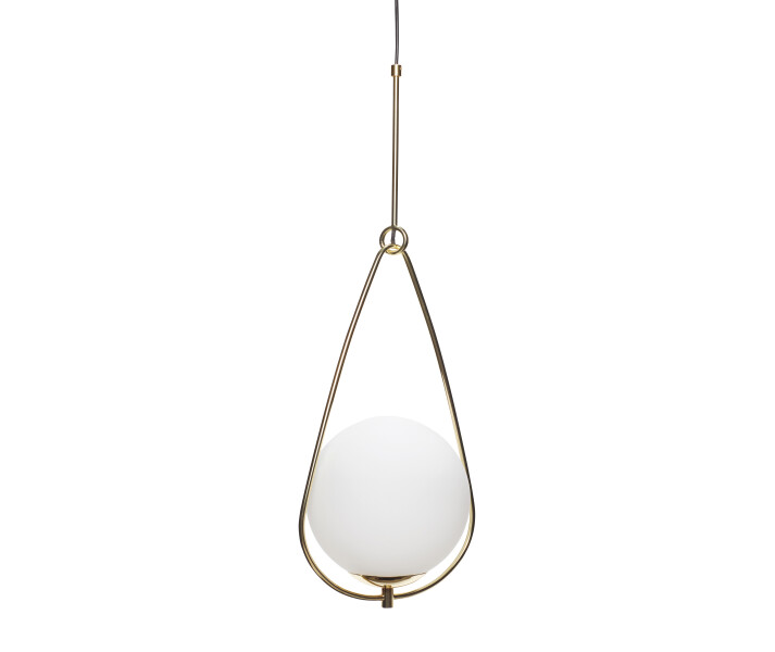 Glass Lamp moderni valkoinen messinkinen kattovalaisin Hubschilta image