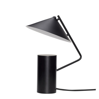 Table Lamp Metal musta poytalamppu Hubschilta kuva