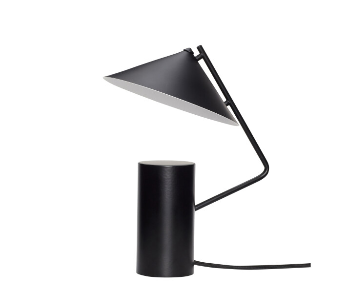 Table Lamp Metal musta poytalamppu Hubschilta kuva