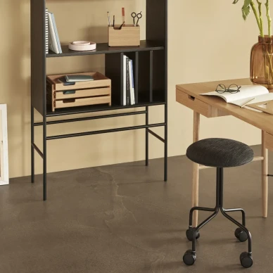 Hubschin liikkuva jakkara moderni Stool with Wheels tyotuoli kuva