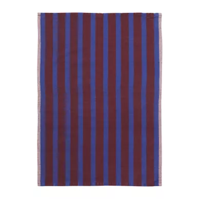 Hale Tea Towel sininen vihrea raidallinen keittiopyyhe Ferm Livingilta kuva