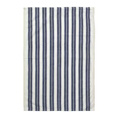 Hale Tea Towel sinivalkoinen raidallinen keittiopyyhe Ferm Livingilta image