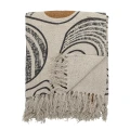 Throw Recycled keltainen beige viltti Bloomingvillelta