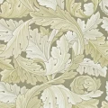 Acanthus vaaleanvihrea lehtitapetti Morris Stone