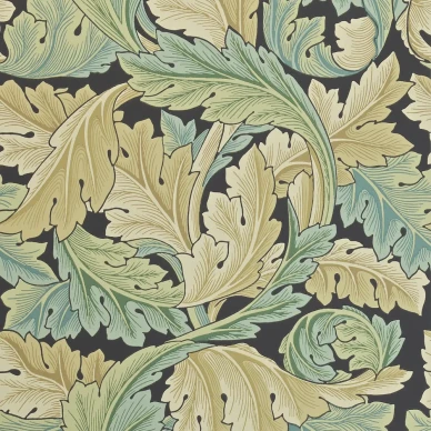 Acanthus vihrea lehtitapetti Morris Privet image