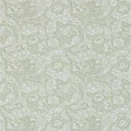 Bachelors Button harmaa lehtitapetti Morris Linen