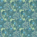 Morris Seaweed sininen kukkatapetti Morris Cobalt Thyme