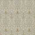 Snakeshead harmaa kuviotapetti Morris Stone Cream