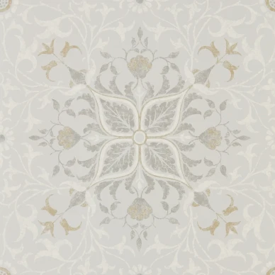 Pure Net Ceiling harmaa graafinen tapetti Morris Stone Chalk kuva