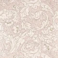 Pure Bachelors Button roosa lehtitapetti Morris Faded Sea Pink