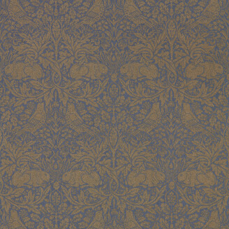 Pure Brer Rabbit sininen kultainen elaintapetti Morris Ink Gold kuva