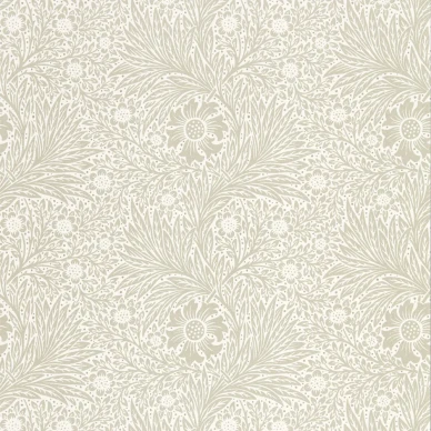 Pure Marigold beige kukkatapetti Morris Soft Gilver image