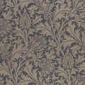 Pure Thistle tumma kukkatapetti Morris Black Ink