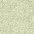 Mallow vihrea kukkatapetti Morris Apple Green