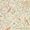 Newill oranssi lintutapetti Morris Ivory Sage