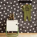 Glow in the Dark harmaa hopea avaruustapetti lastenhuoneeseen Eijffingerilta 399033