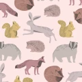 Charming Animals roosa elaintapetti Eijffingerilta 399052
