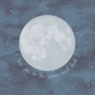To The Moon tumma yotapetti Eijffingerilta 399119 kuva