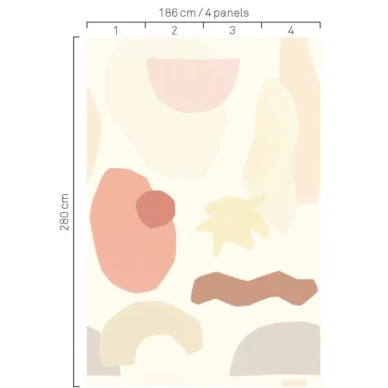 Color Joy tapetti yksi rulla sisaltaa 4 vuotaa 399125 kuva