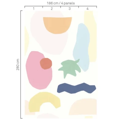 Color Joy varikas tapetti yksi rulla sisaltaa 4 vuotaa 399124 kuva