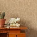 Giraffe keltainen elainnahkakuvioitu tapetti Eijffingerilta300533